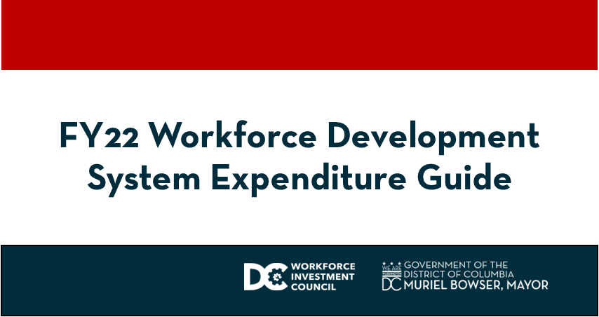 FY22 Workforce Development System Expenditure Guide
