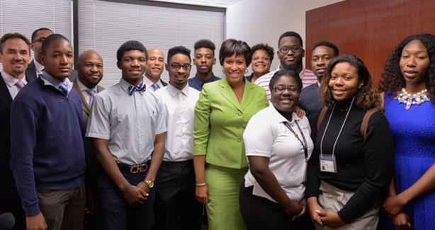 Mayor Bowser with DC Works